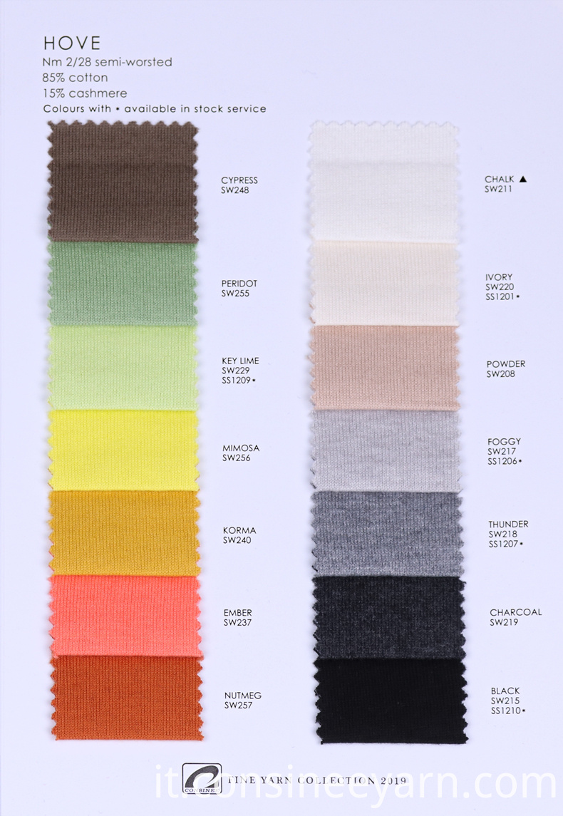 Maglia di cotone e cashmere Cotton Cashmere Yarn Knitting